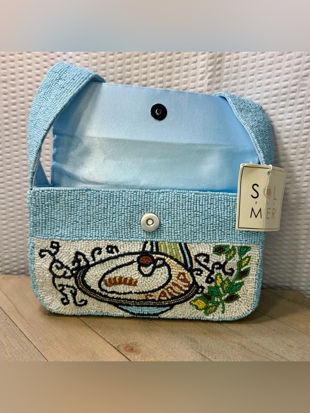 Viral Sol & Mer Beaded Paris Shoulder Bag…TJMaxx & Marshalls - Picture 6 of 7